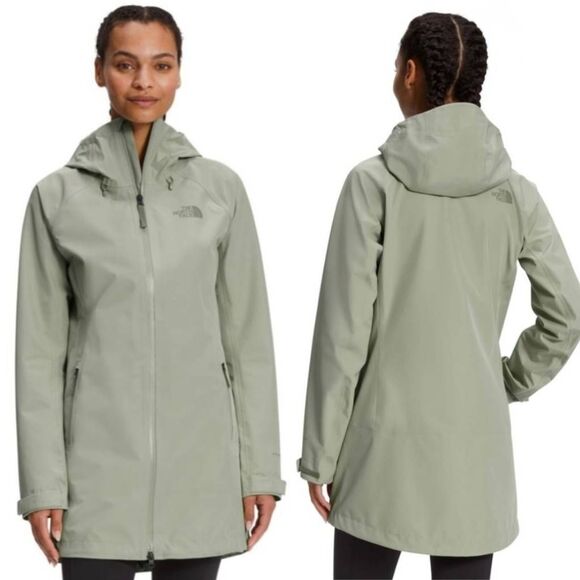 The North Face Women's Dryzzle FUTURELIGHT Parka, Tea Green, Size L - Picture 1 of 12